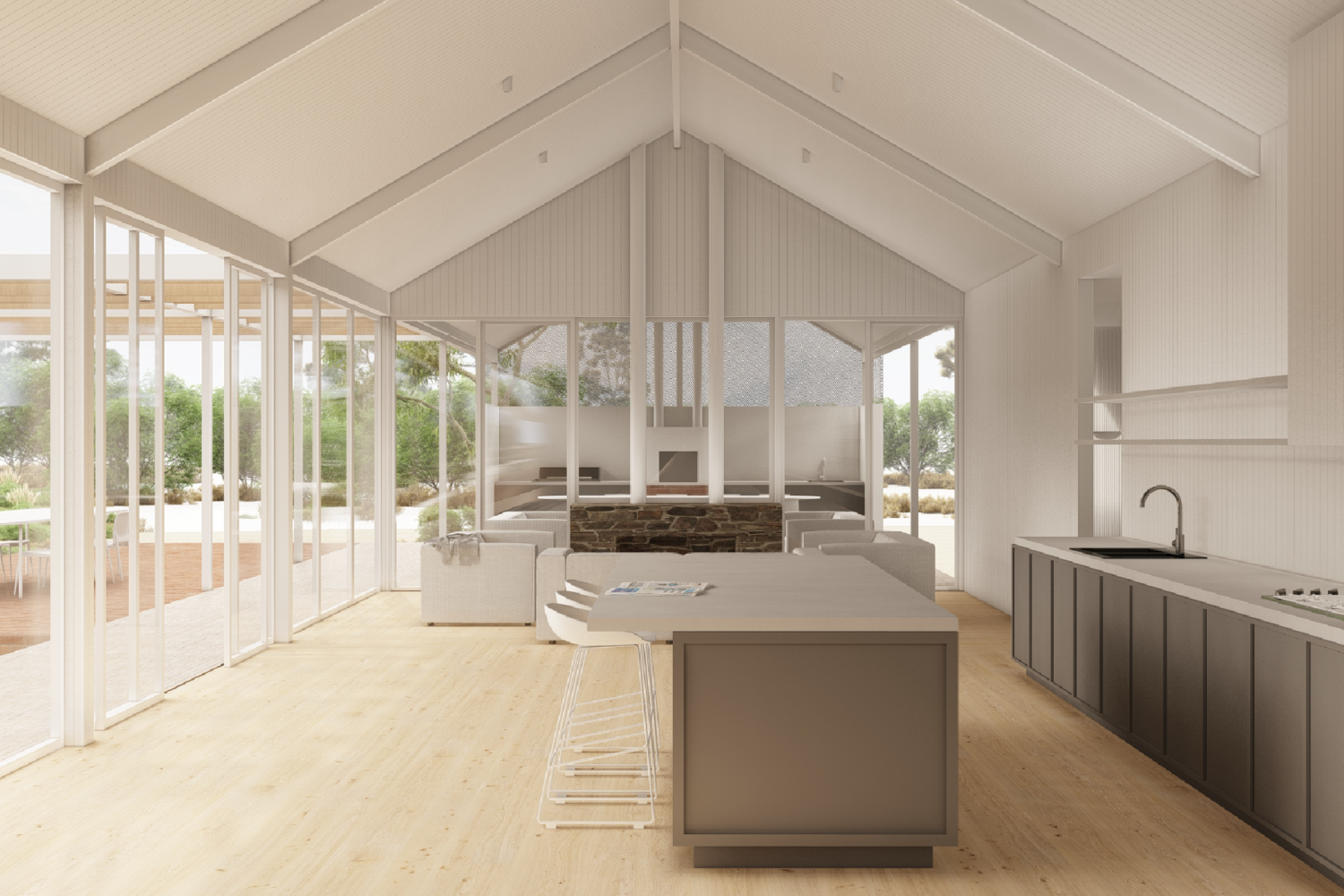 Beautiful view of Exotic Off-Grid Apartment Buildings With Rooftop Decks